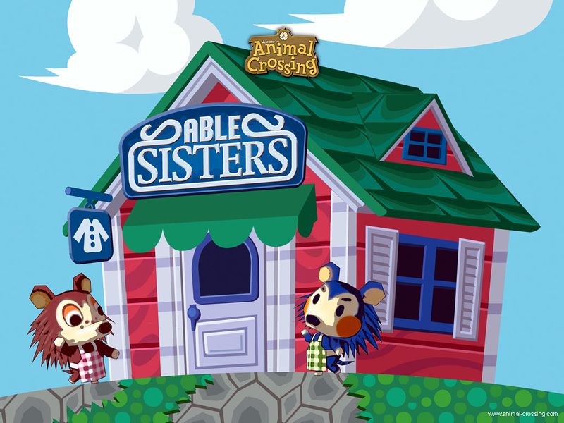 the Able Sisters' shop, where you can buy clothing and accessories