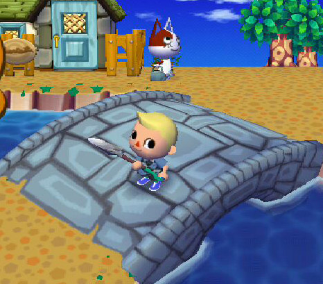 one of several bridges that cross the river